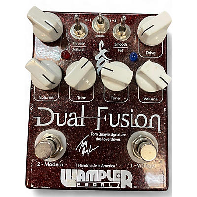 Used Wampler Dual Fusion Tom Quayle Signature Overdrive Effect Pedal