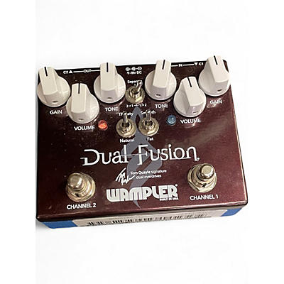 Used Wampler Dual Fusion Tom Quayle Signature Overdrive Effect Pedal