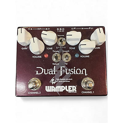 Used Wampler Dual Fusion Tom Quayle Signature Overdrive Effect Pedal