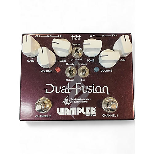 Used Wampler Dual Fusion Tom Quayle Signature Overdrive Effect Pedal