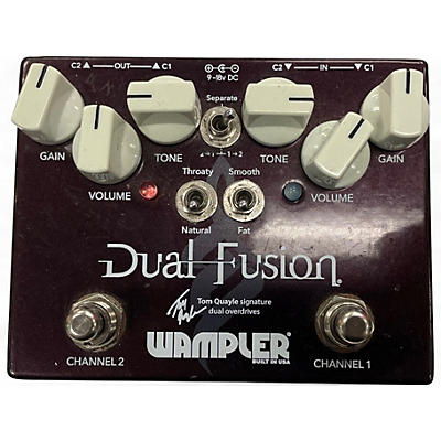 Used Wampler Dual Fusion Tom Quayle Signature Overdrive Effect Pedal