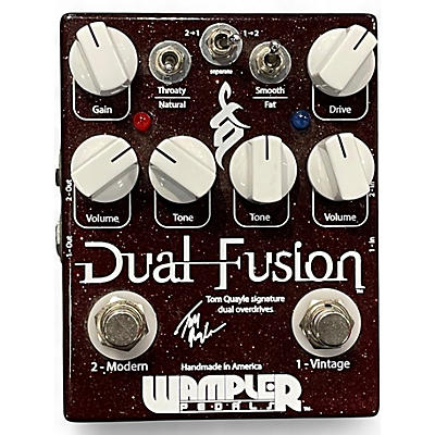 Used Wampler Dual Fusion Tom Quayle Signature Overdrive Effect Pedal