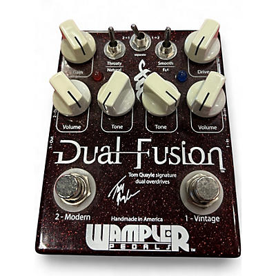 Used Wampler Dual Fusion Tom Quayle Signature Overdrive Effect Pedal
