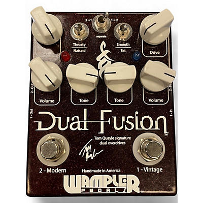 Used Wampler Dual Fusion Tom Quayle Signature Overdrive Effect Pedal