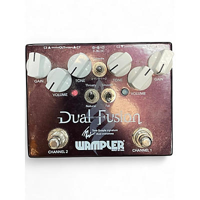 Used Wampler Dual Fusion Tom Quayle Signature Overdrive Effect Pedal