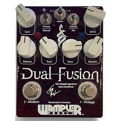 Used Wampler Dual Fusion Tom Quayle Signature Overdrive Effect Pedal