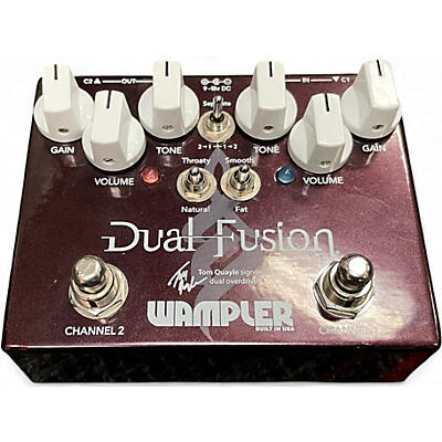Used Wampler Dual Fusion Tom Quayle Signature Overdrive Effect Pedal