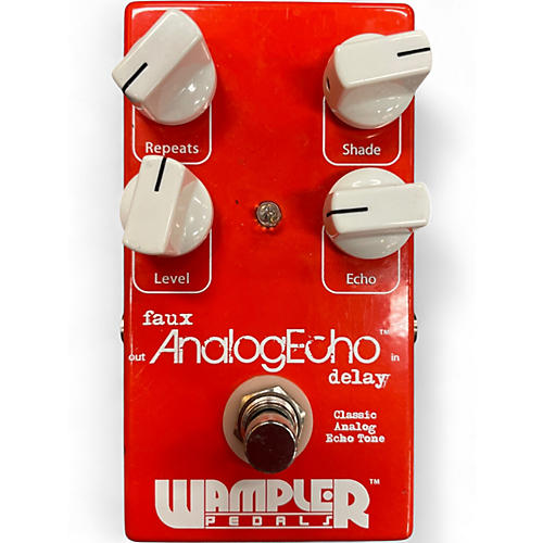 Used Wampler Faux Analog Echo Delay Effect Pedal