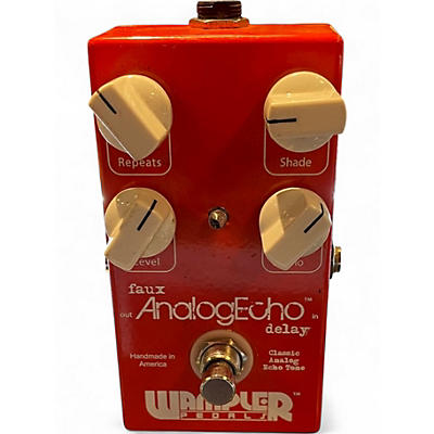 Used Wampler Faux Analog Echo Delay Effect Pedal