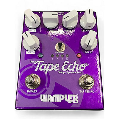 Used Wampler Faux Tape Echo Delay Effect Pedal