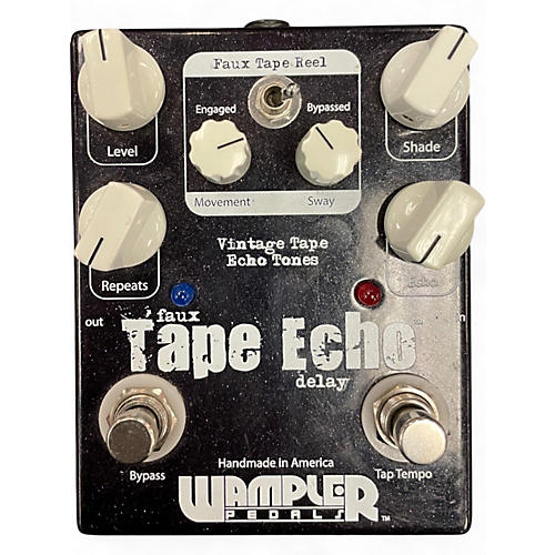 Used Wampler Faux Tape Echo Delay Effect Pedal