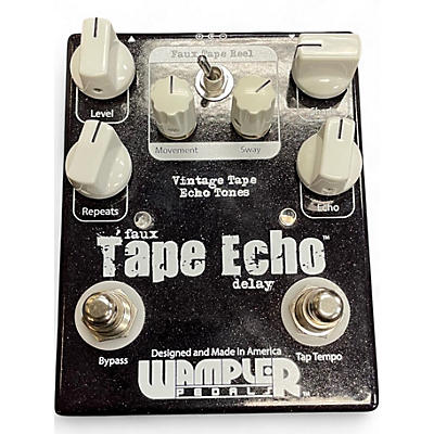 Used Wampler Faux Tape Echo Delay Effect Pedal