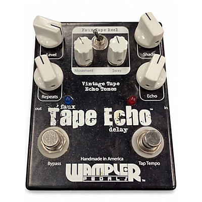 Used Wampler Faux Tape Echo Delay Effect Pedal