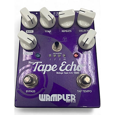 Used Wampler Faux Tape Echo Delay Effect Pedal