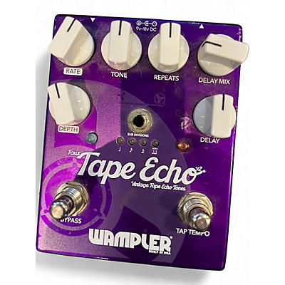 Used Wampler Faux Tape Echo Delay Effect Pedal