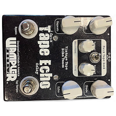 Used Wampler Faux Tape Echo Delay Effect Pedal