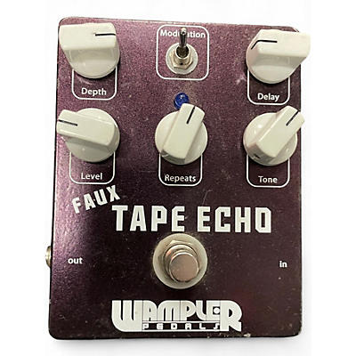 Used Wampler Faux Tape Echo Delay Effect Pedal