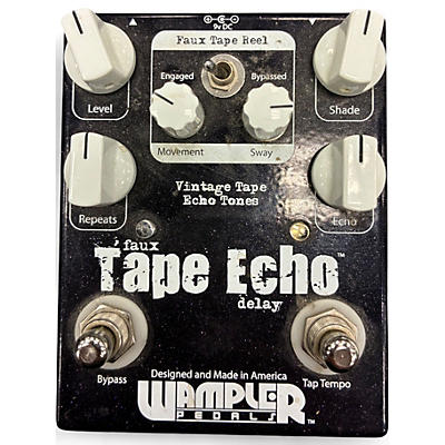Used Wampler Faux Tape Echo Delay Effect Pedal