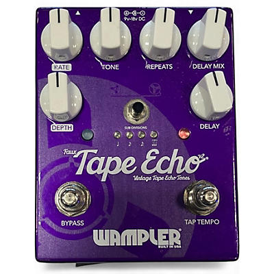 Used Wampler Faux Tape Echo Delay Effect Pedal
