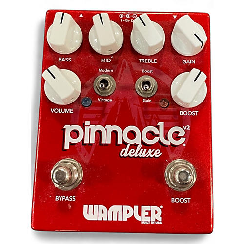 Used Wampler Pinnacle Deluxe Distortion Effect Pedal