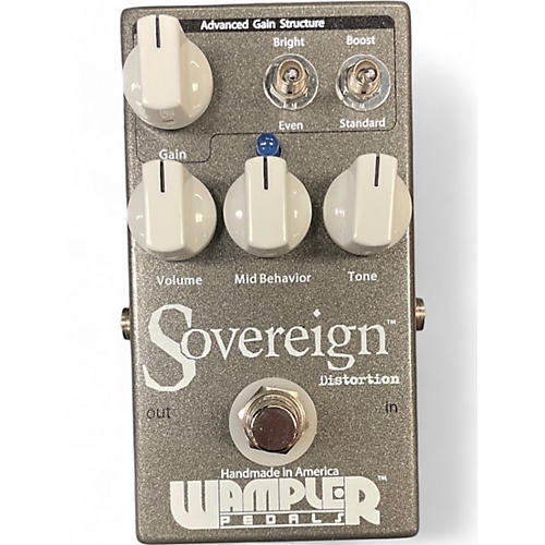 Used Wampler Sovereign Distortion Effect Pedal