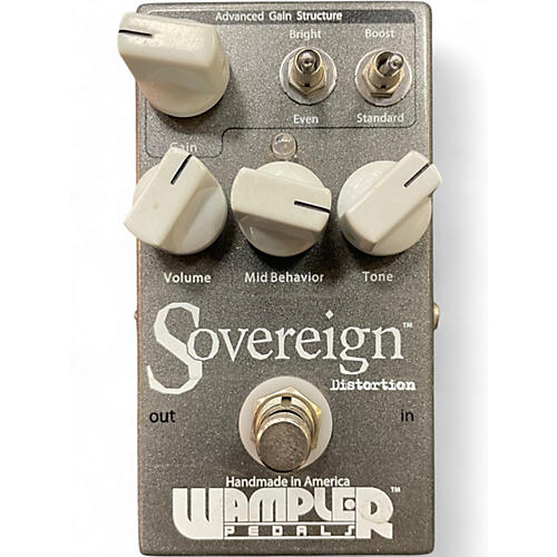 Used Wampler Sovereign Distortion Effect Pedal