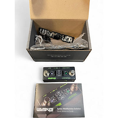Used Wampler Syntax Dual Sided Midi Program and Tap-Tempo
