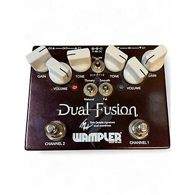Used Wampler duel fusion Effect Pedal