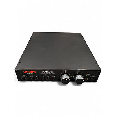 Used Warm Audio WA12 MKII Black Discrete Mic Pre Audio Interface