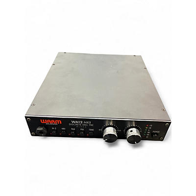 Used Warm Audio WA12 MKII Black Discrete Mic Pre Microphone Preamp