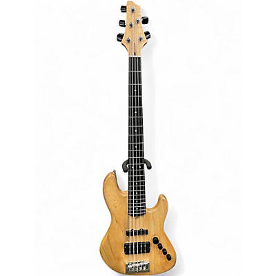 Used Warmoth CUSTOM GECKO Natural Electric Bass Guitar