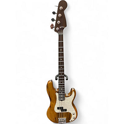 Used Warmoth CUSTOM P BASS Korina Electric Bass Guitar