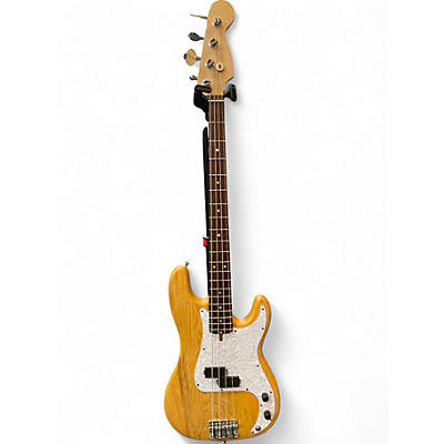 Used Warmoth P BASS TYPE Natural Electric Bass Guitar