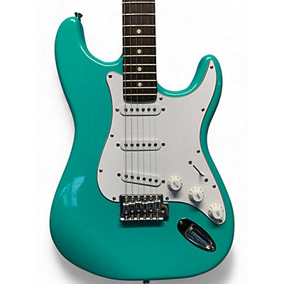 Warmoth Used Warmoth S-STYLE TEAL Solid Body Electric Guitar