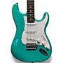 Used Warmoth S-STYLE TEAL Solid Body Electric Guitar TEAL