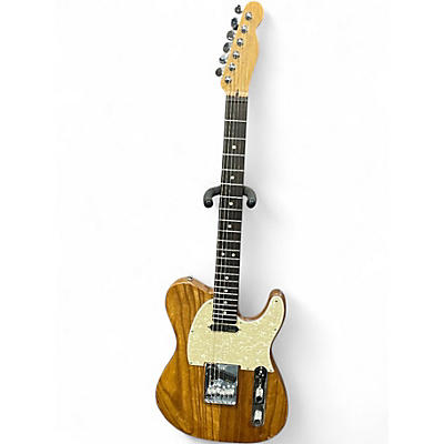 Used Warmoth T Style Natural Solid Body Electric Guitar