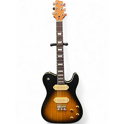 Used Warmoth TELE CUSTOM BURBON BURST Solid Body Electric Guitar