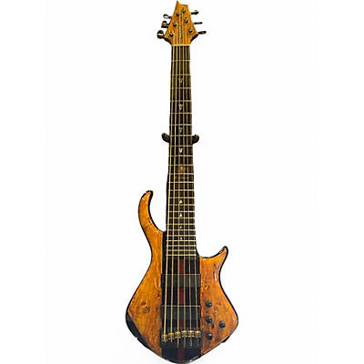 Used Warrior DAN MICHAEL Natural Electric Bass Guitar