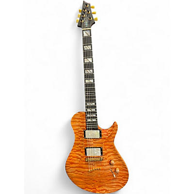 Used Warrior Isabella 59  5A QUILT MAPLE TOP Solid Body Electric Guitar