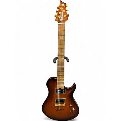 Used Warrior Isabella Tobacco Sunburst Solid Body Electric Guitar