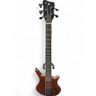 Used Warwick 2016 Masterbuilt 5-String Thumb BO (Wenge Neck) Bubinga Electric Bass Guitar