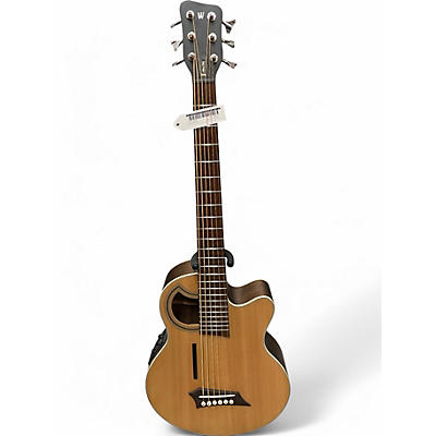 Used Warwick ALIEN 6 DELUXE Natural Acoustic Bass Guitar