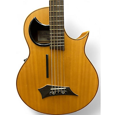Used Warwick Alien 5 String Acoustic Electric Natural Acoustic Bass Guitar
