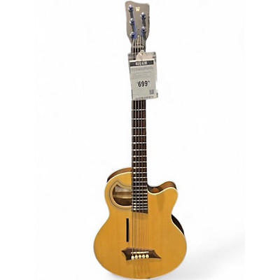 Used Warwick Alien 5 String Acoustic Electric Natural Acoustic Bass Guitar