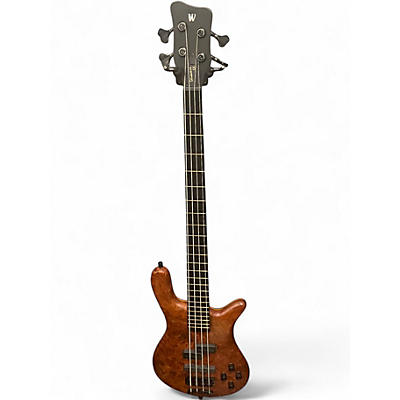 Used Warwick CO Streamer LX Natural Electric Bass Guitar