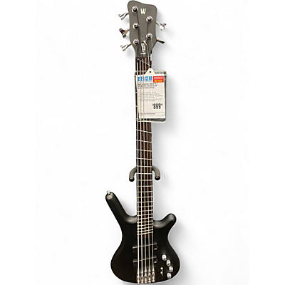 Used Warwick CORVETTE 5 STRING MULTISCALE Black Electric Bass Guitar