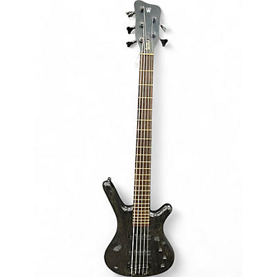 Used Warwick CORVETTE STANDARD 5 STRING Black Electric Bass Guitar