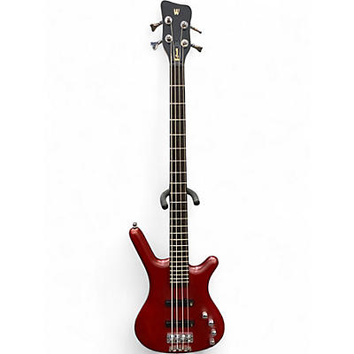 Used Warwick Corvette 4 String Maroon Electric Bass Guitar