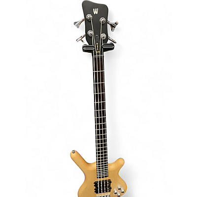 Used Warwick Corvette 4 String Natural Electric Bass Guitar