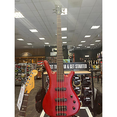 Warwick Used Warwick Corvette 4 String Red Electric Bass Guitar